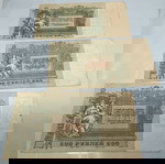  Три Банкноти 500 рубли 1918