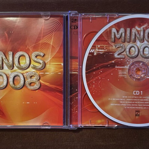 Minos 2008 double CD like new, Greek pop and laiko hits