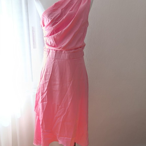 Pink Midi Wonderful Satin Dress, party dress, TFNC LONDON, Medium