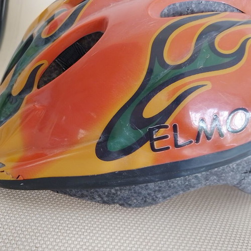 Elmo children's bicycle helmet used, size S 52-56cm
