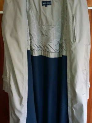 Ανδρική καμπαρντίνα Artisti Italiani μεταχειρισμένη Νο 50 μπεζ με εσωτερική επένδυση