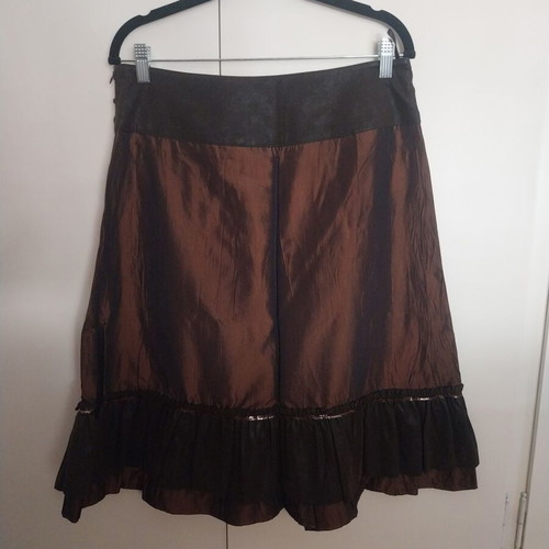 Koton Medium skirt like new, brown with ethnic details