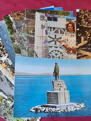 Chios vintage color postcards pack of 12 like new