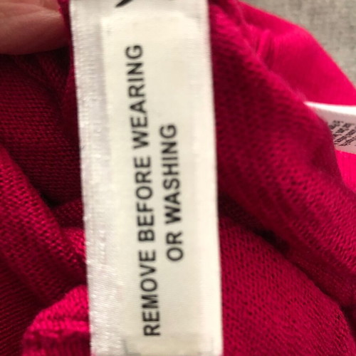 DKNY thin sweater new, pink, size XL