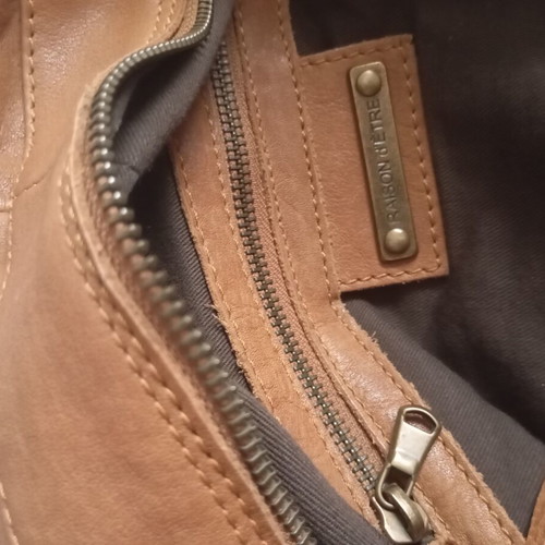 Reison D'etre Vintage Bag Used, Cognac Color, Leather Shoulder