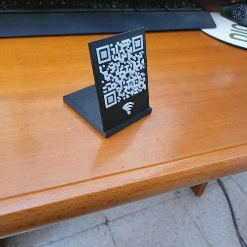 WiFi QR Stand new, customized for restaurants and cafes
