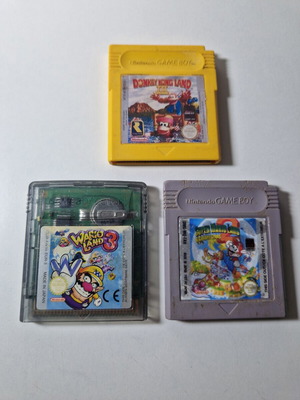 Game Boy Classic Color 3 παιχνίδια σαν καινούργια Nintendo Mario Donkey Kong