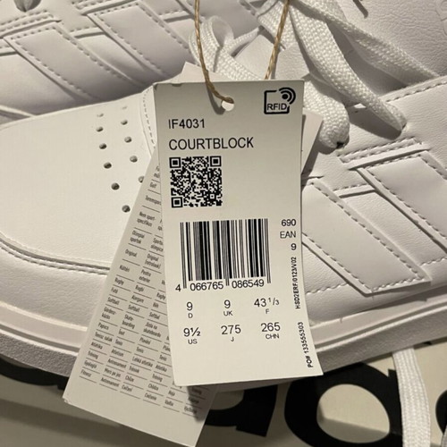 Adidas sneakers new, white, sizes 42.5 and 43