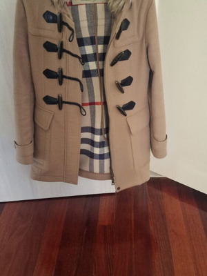 Burberry Montgomery coat like new, size S/36, beige