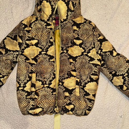Snake print bomber jacket new unworn, size M