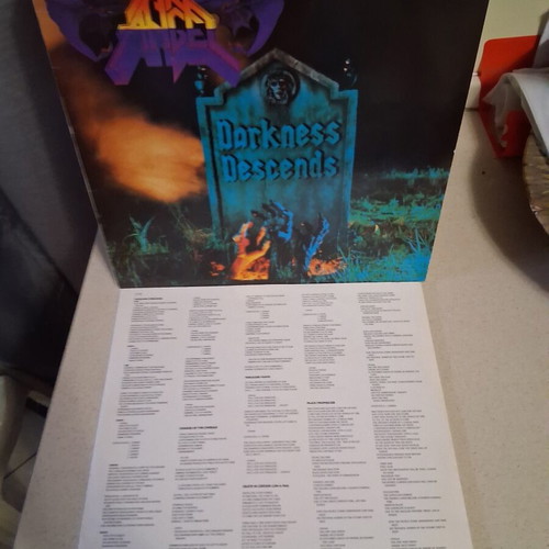 Dark Angel Darkness Descends vinyl album, metal