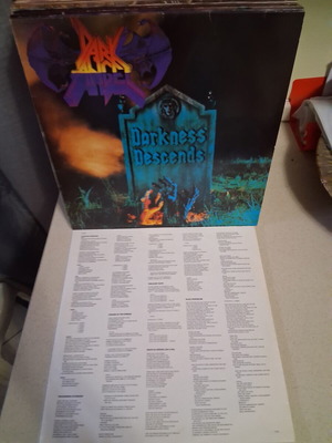 Dark Angel Darkness Descends vinyl album, metal