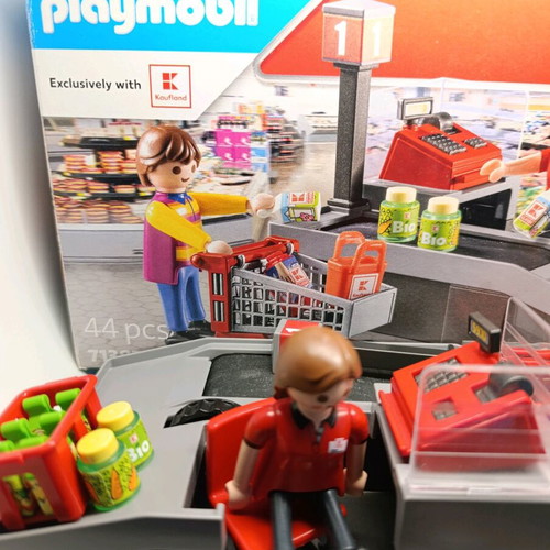 Playmobil City Life Kaufland Kasse 71387 like new, limited edition