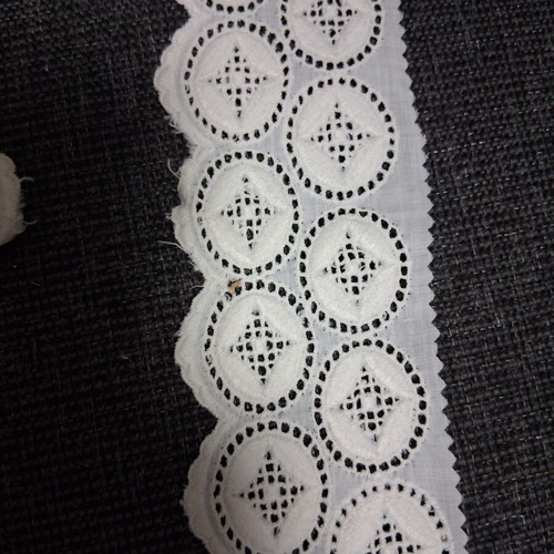 Machine lace set like new, mixed lengths and colors