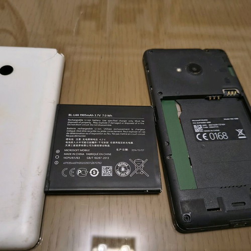 Nokia Lumia 535 used, unknown functionality for repair or spare parts