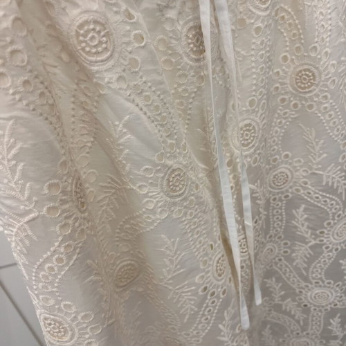 DLV wide-leg pants like new, cream color, size M/L