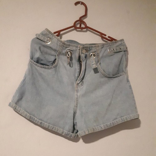 Denim shorts size S like new, blue color