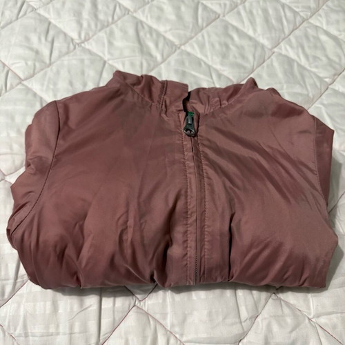 Benetton waterproof jacket with fleece lining for girl 3-4 years like new, pink