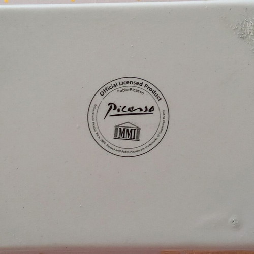 Picasso ashtray used, decorative MMI 2006, rare collectible