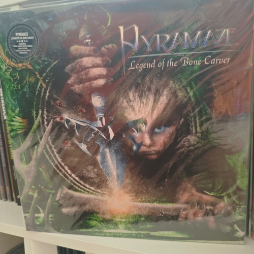 Pyramaze Legend of the Bone Carver LP new, transparent green/black marble