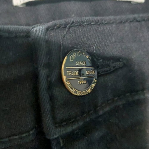 Stradivarius black super high waist skinny jeans like new, size 38