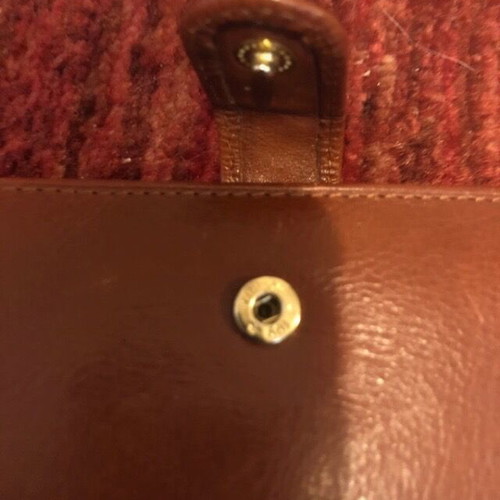Karelias promotional wallet brown color like new, leather