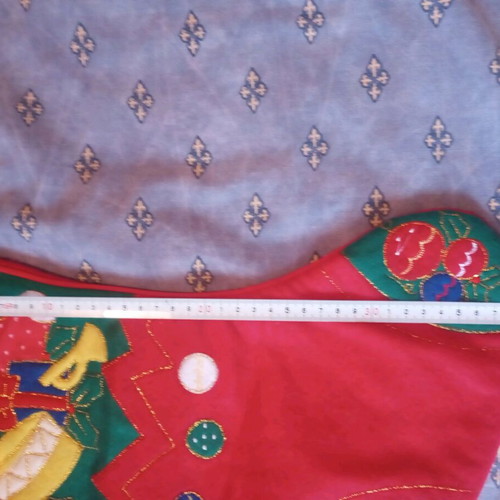 Christmas stocking new made of felt fabric