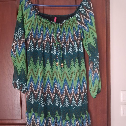 Kaftan dress Pink Woman like new, multicolor
