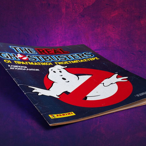 The Real Ghostbusters sticker album used Panini 1988