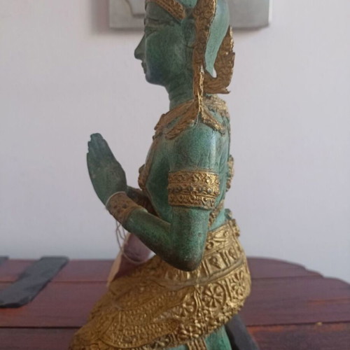 Solid Bronze Thai Buddha Statue used