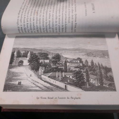 Lettres du Bosphore 1879 used book with engravings