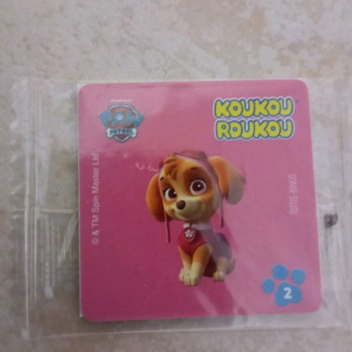 Paw Patrol Koukou Roukou No 2 sticker new