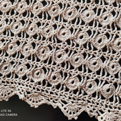 Crochet doily new 88cm x 31cm
