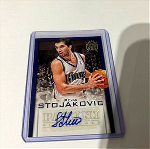 Κάρτα με αυτόγραφο Peja Stojakovic Sacramento Kings NBA Panini 2013-14