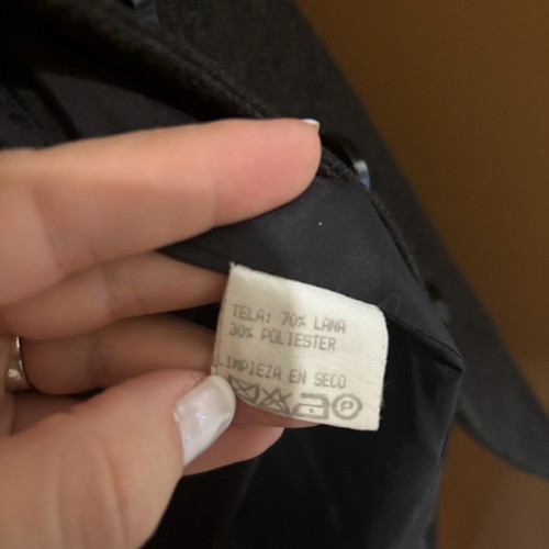 Women's jacket used, black and grey, with skirt