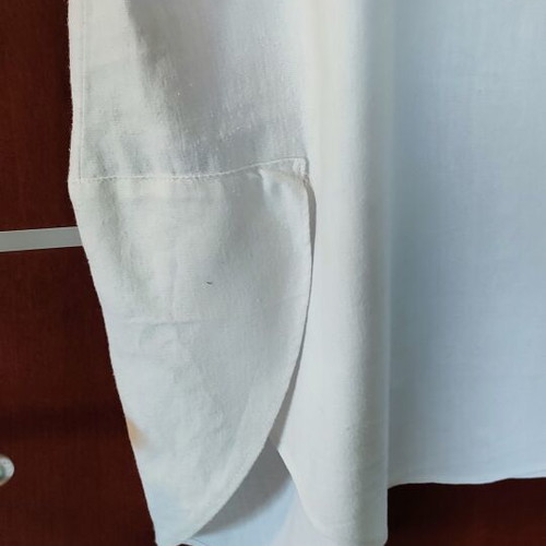 Zara white tunic like new, cotton and viscose, size XL