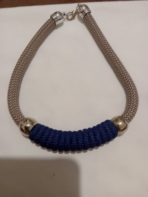 Necklaces pack of two with metal elements like new