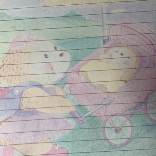 Letter sheets like new, pack of 9, scented from 1990