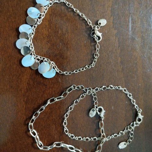 Strativarius chain bracelets like new, set of 3