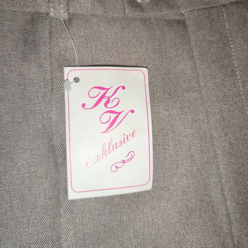 KV Exklusive Karel Vodenka Tailored Trousers Grey New With Tags