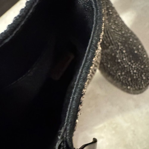 Nak ankle boots new, size 36, black with silver rhinestones