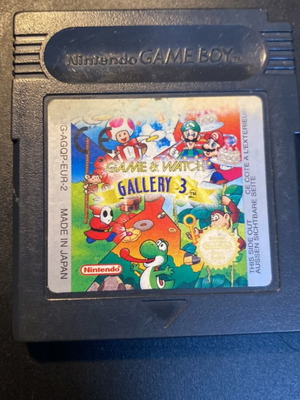 Game & Watch Gallery 3 for Game Boy used functional cartridge