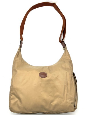 Longchamp Pliage χιαστί τσάντα μεταχειρισμένη, μπεζ