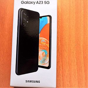 Πωλείται καινούργιο Samsung Galaxy A23 Dual 5G  4GB/128GB μαύρο smartphone.