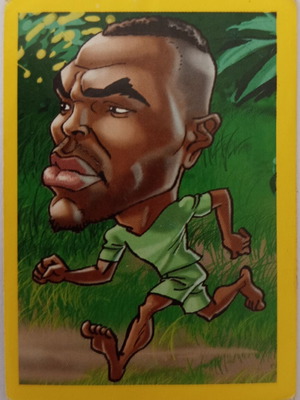 Emmanuel Emenike Nigeria National Team 2014 World Cup collectible sticker