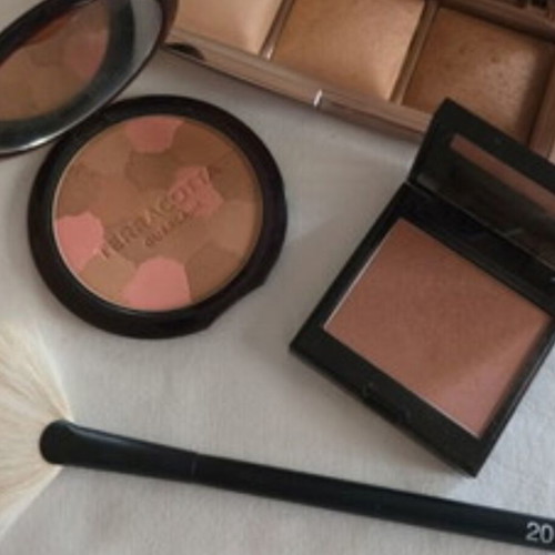 Guerlain Terracotta and Laura Mercier Blush Fresco face set like new