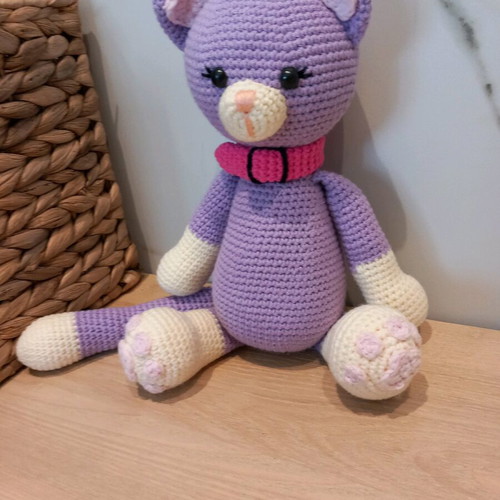 Cat doll new made of cotton yarn 30cm
