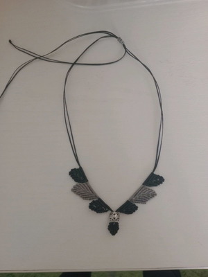 Handmade macrame necklace
