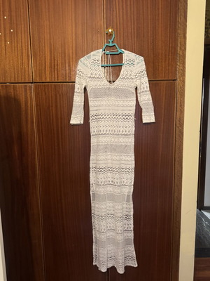 White Oysho Beach Kaftan like new