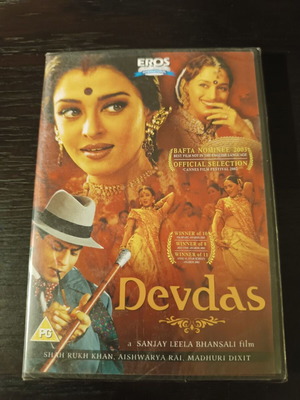 Devdas DVD new, romantic movie with English subtitles